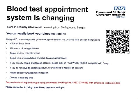 lister hospital blood test drop in|lister hospital blood test booking.